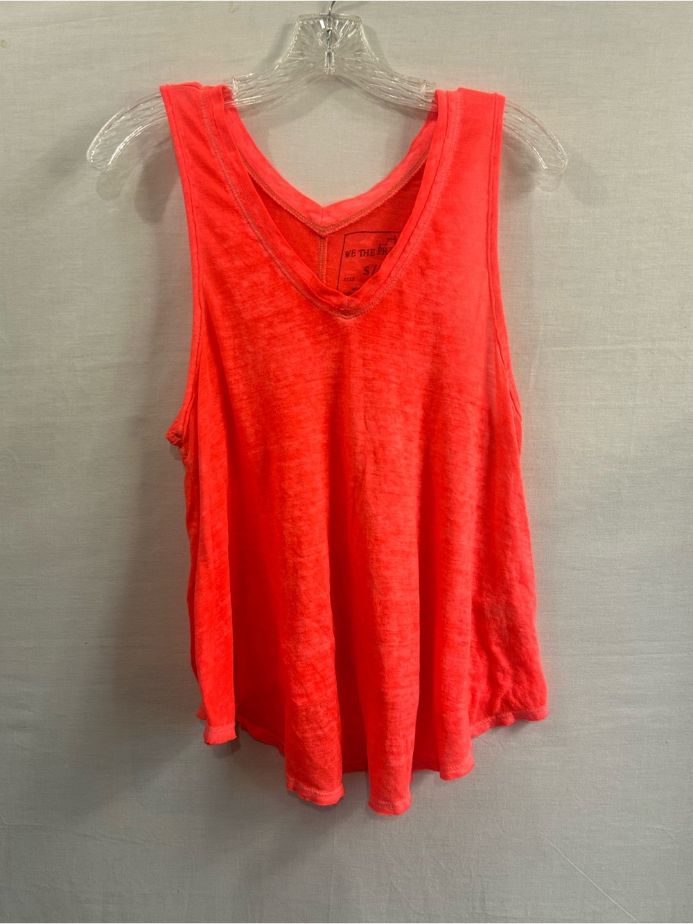 We The Free (by Free People) neon V-neck swing tank top